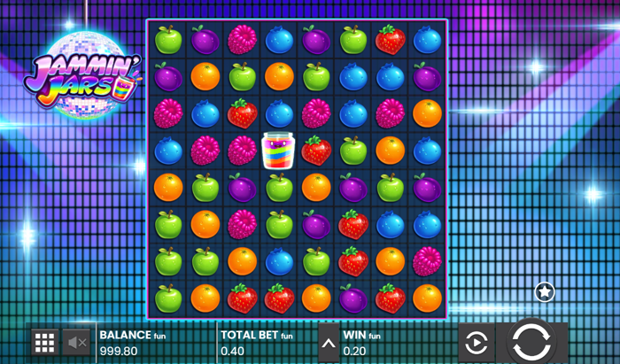 Jammin Jars Slot Screenshot für das Push Gaming Casino.