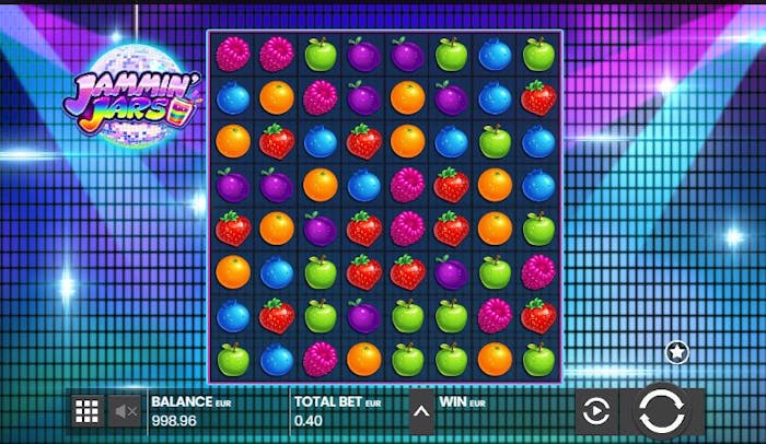 Aufbau beim Jammin Jars Slot