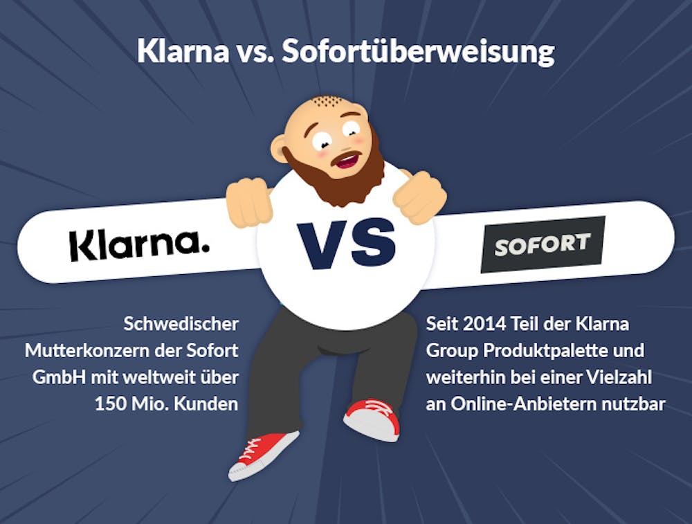 Unterschied zwischen Klarna und Sofortüberweisung