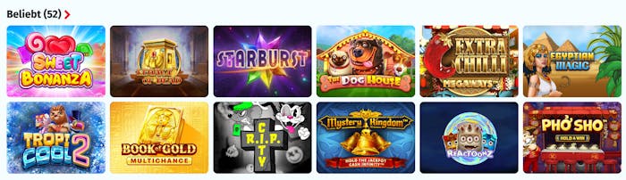 Lapilanders Casino Spielauswahl