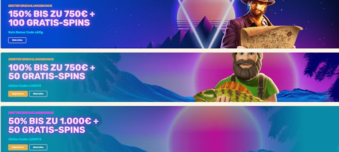 Let's Lucky Casino Willkommensbonus