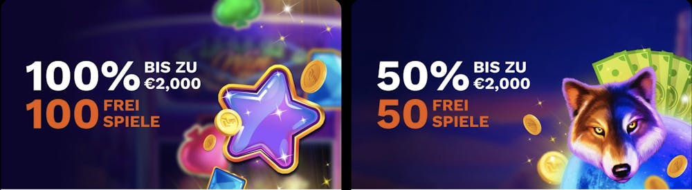 LevelUp Casino Willkommensbonus