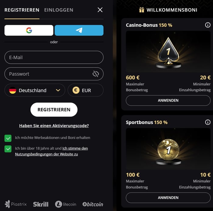Review: Lex Casino Bonus für Spieler aus Deutschland