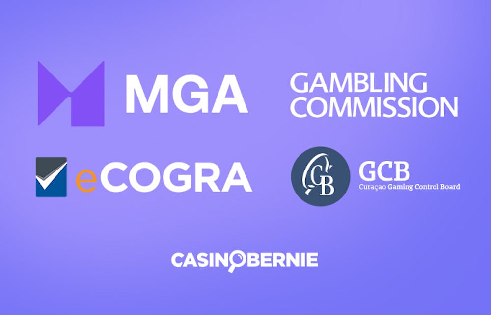 Logos von Lizenzgebern für neueste Casinos