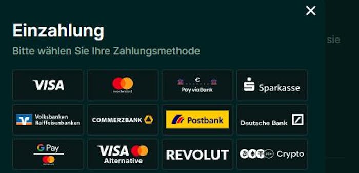 Einzahlungsmethoden im Lucky Gem Casino