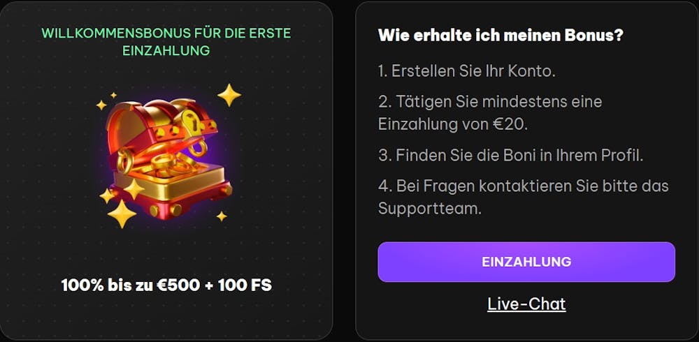 Der Willkommensbonus von Lucky Hour Casino