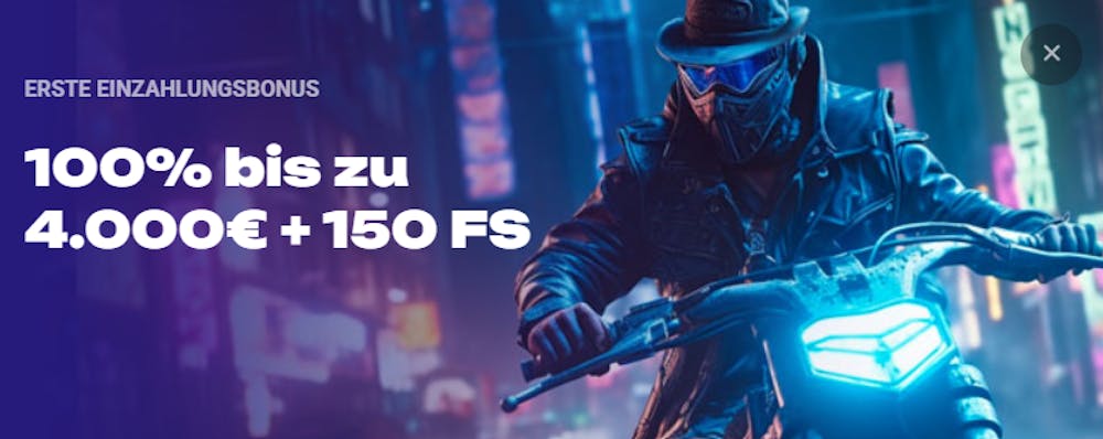 Lucky Hunter online casino willkommensbonus bis 4.000 € und 150 Freispiele.