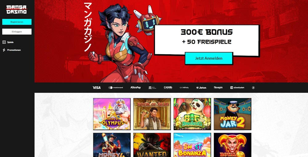 Manga Casino Startseite