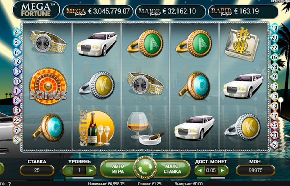 Mega Fortune Jackpot Slot