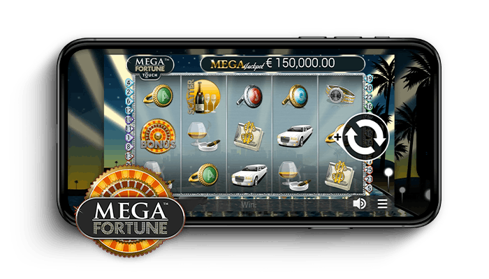 Mega Fortune mobile Ansicht