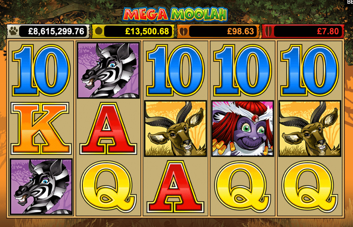 Mega Moolah – Jackpot in der freien Demoversion logo