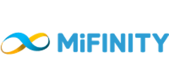 Das Logo des Zahlungsanbieters MiFinity