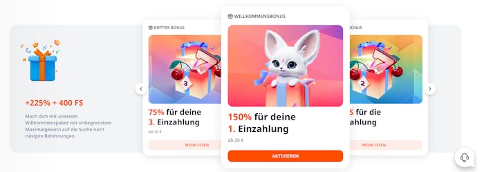 Monro Casino Willkommensbonus Struktur