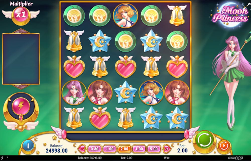 Aufbau beim Moon Princess Slot