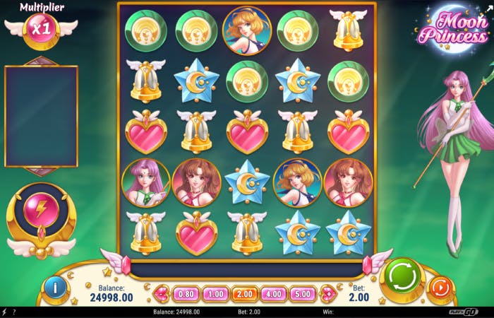 Aufbau beim Moon Princess Slot