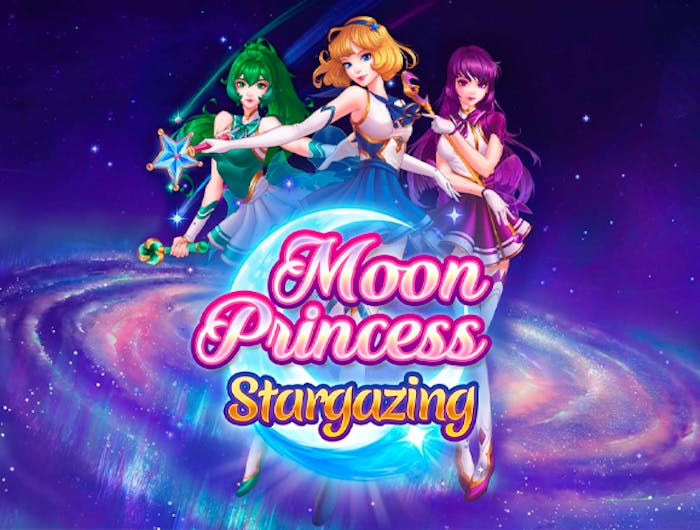 Slot Logo vom Slot Moon Princess Star Gazing.