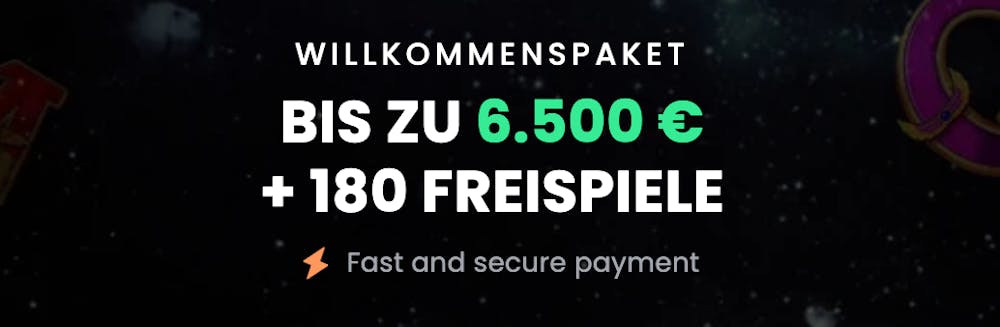 Willkommenspaket im MoonWin Casino von bis zu 6500 Euro und 180 Freispielen