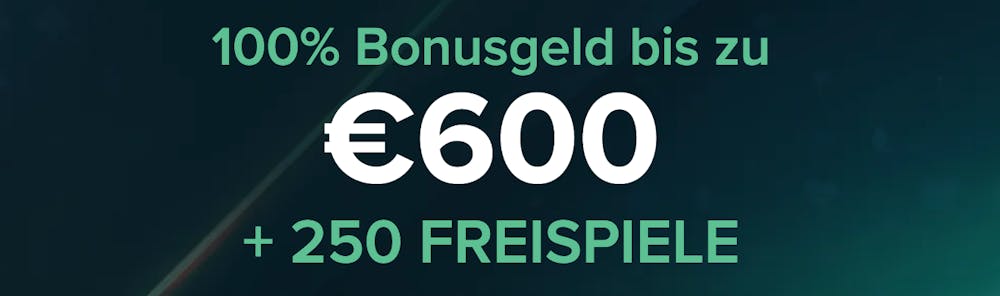 MyChance Casino Willkommensbonus bis zu 600 Euro und 250 Freispiele