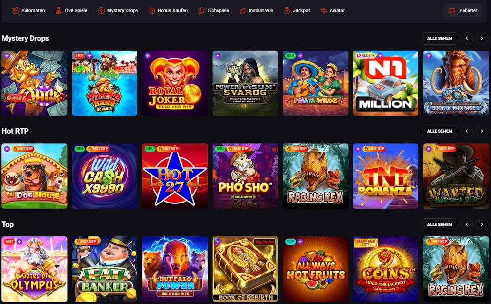 n1casino Spiele