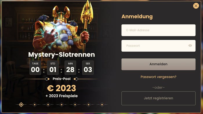 national casino Anmeldeseite