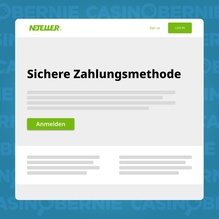 Registrierung bei Neteller starten