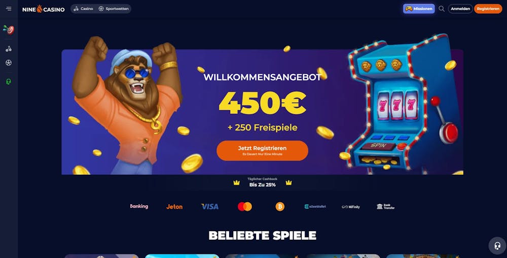 Ninecasino Startseite