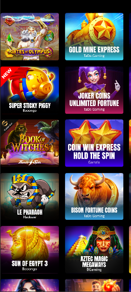Goldenbet Casino Spielauswahl