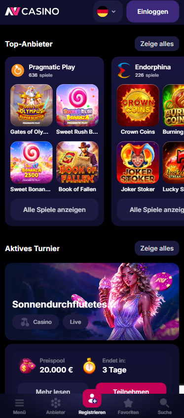 Spiellobby im NV Casino zeigt top Spiele wie Gates of Olympus Superscatter