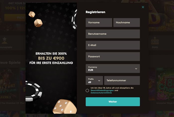 osiris casino Registrierungsseite