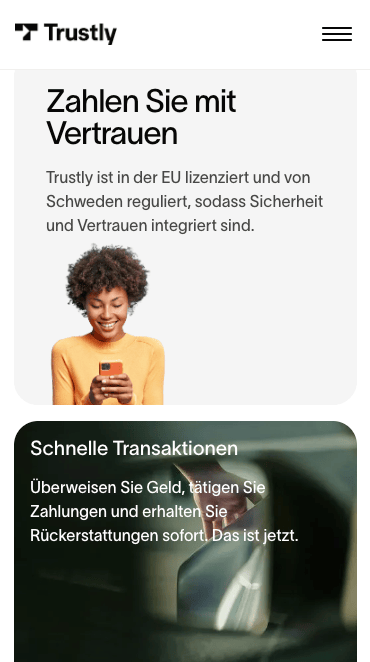 Sichere und schnelle Zahlungen mit Trustly