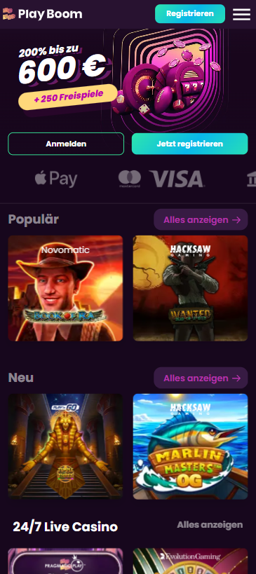 Play Boom Casino Startseite