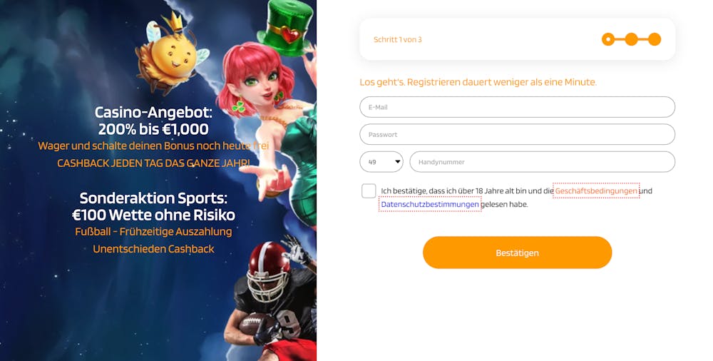 Red Dice Casino Registrierung