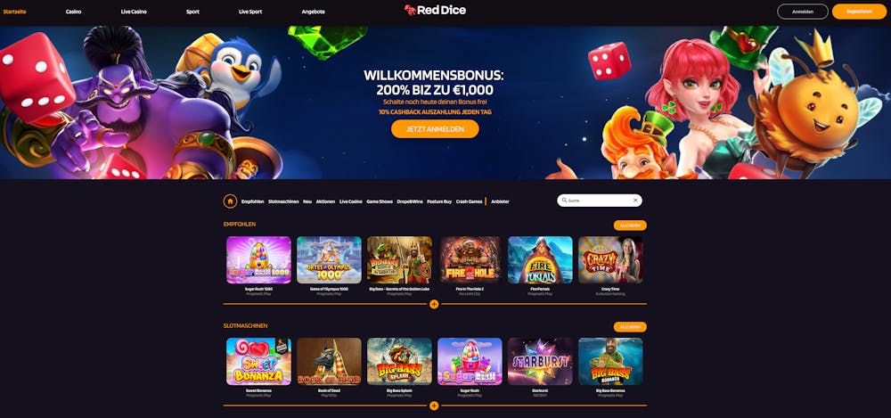 Red Dice Casino Startseite