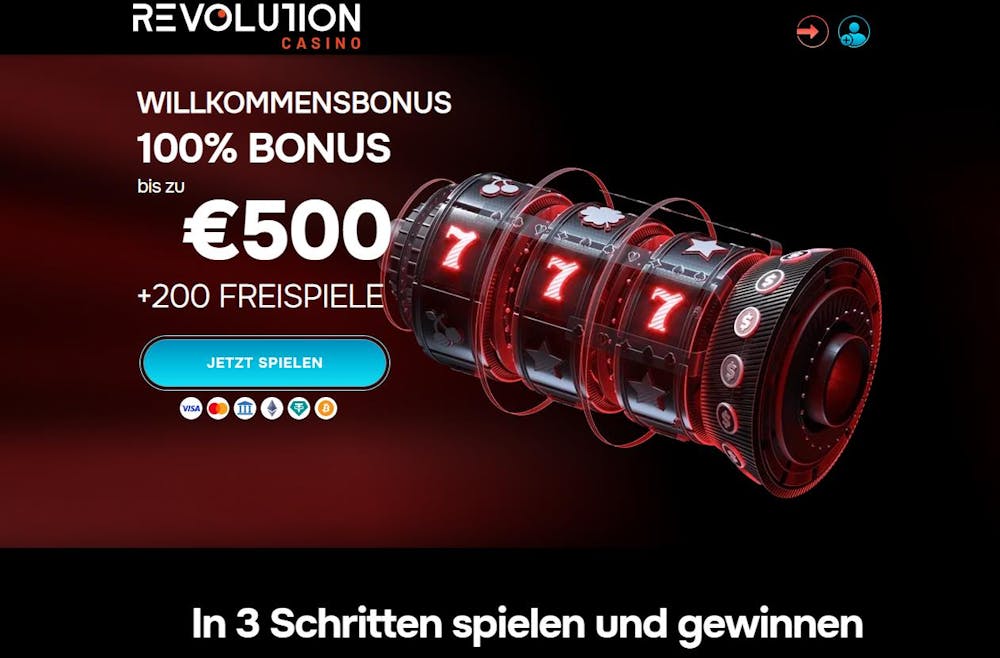 Der Bonus im Revolution Casino