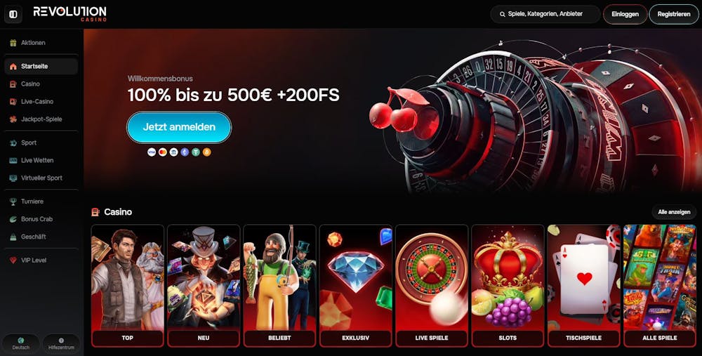 revolutioncasino startseite