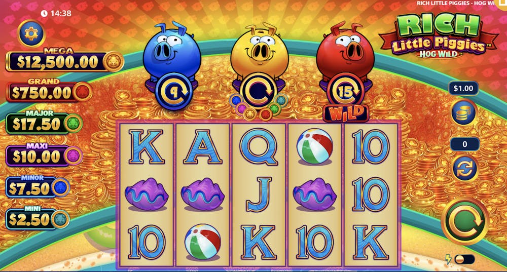 Rich Little Piggies Jackpot Slot