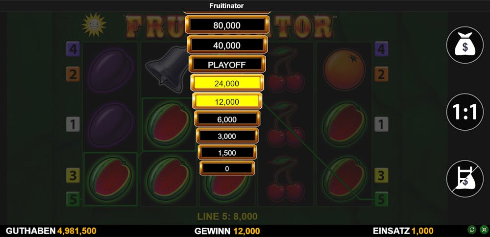 Risikoleiter bei Merkur Slots