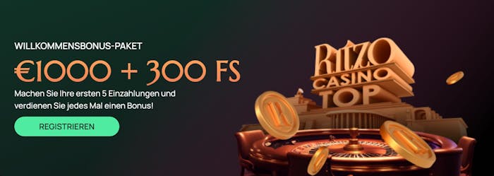Der Willkommensbonus bei Ritzo Casino