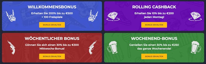 Rolling Slots Casino Bonusangebote