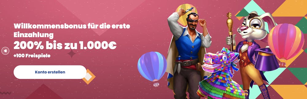 Sofort Casino Willkommensbonus im Rollino Casino bis zu 1000 Euro und 100 Freispiele