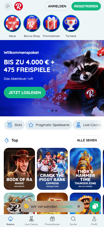 Rooli Casino Startseite