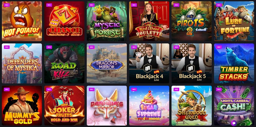 Scream Casino Spiele