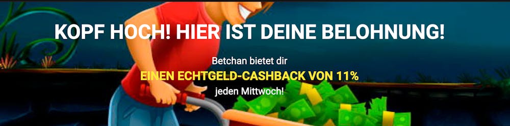 Betchan Casino Cashback