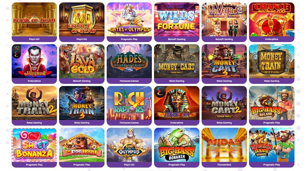 Simsino Casino Spielangebot