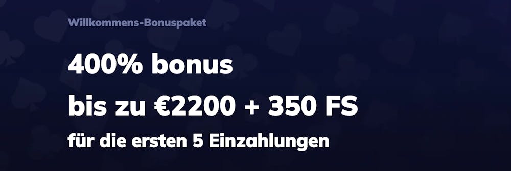 Sofort Casino Willkommensbonus im Rio Ace Casino bis zu 2200 Euro und 350 Freispiele