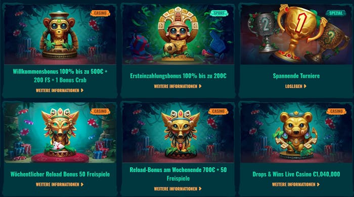 Spinanga Casino Willkommensbonus