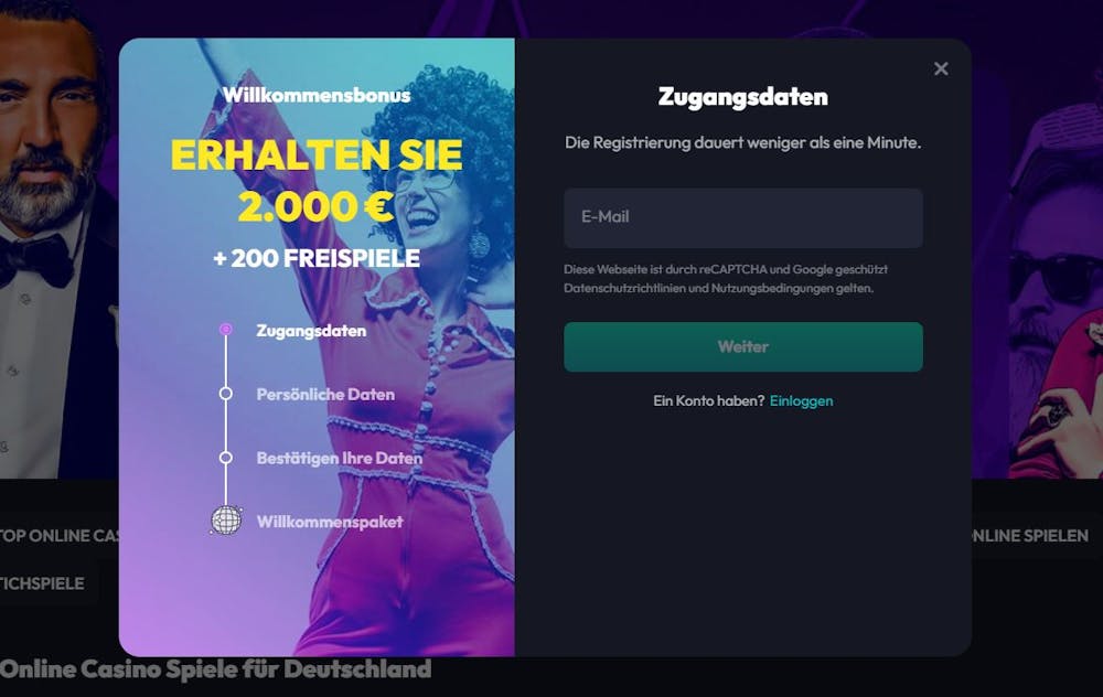 So registrieren Sie sich bei SpinFever Casino