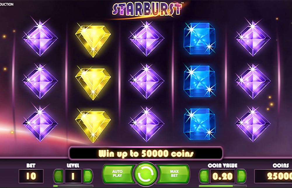 Starburst Slot – Testen Sie den beliebten Netent Slot kostenlos logo