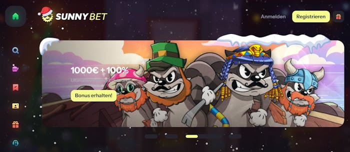 Sunnybet Casino ekraanipilt