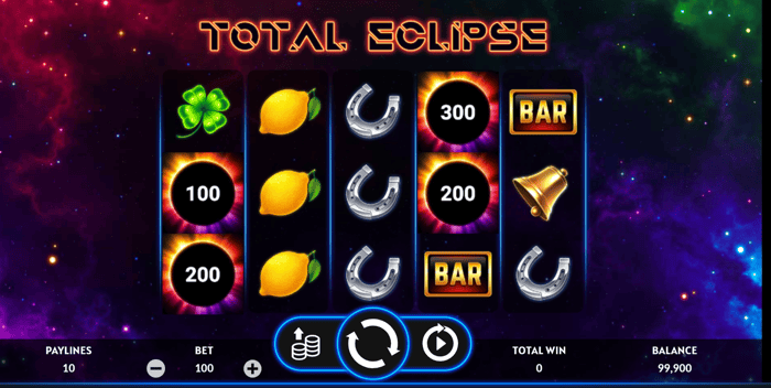 Total Eclipse Screenshot im top Apparat Gaming casino.